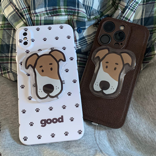 美好商店MeihaoStore小狗头冲冲刚毛猎狐梗手机支架