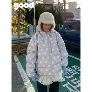 美好商店MeihaoStore「元气波波」温度与颜值同时在线波点羽绒服