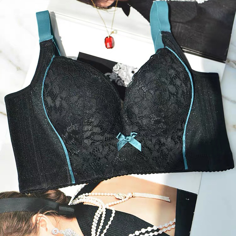 西施尔收副乳调整型无海绵内衣女聚拢软钢圈防下垂全罩杯文胸32DE