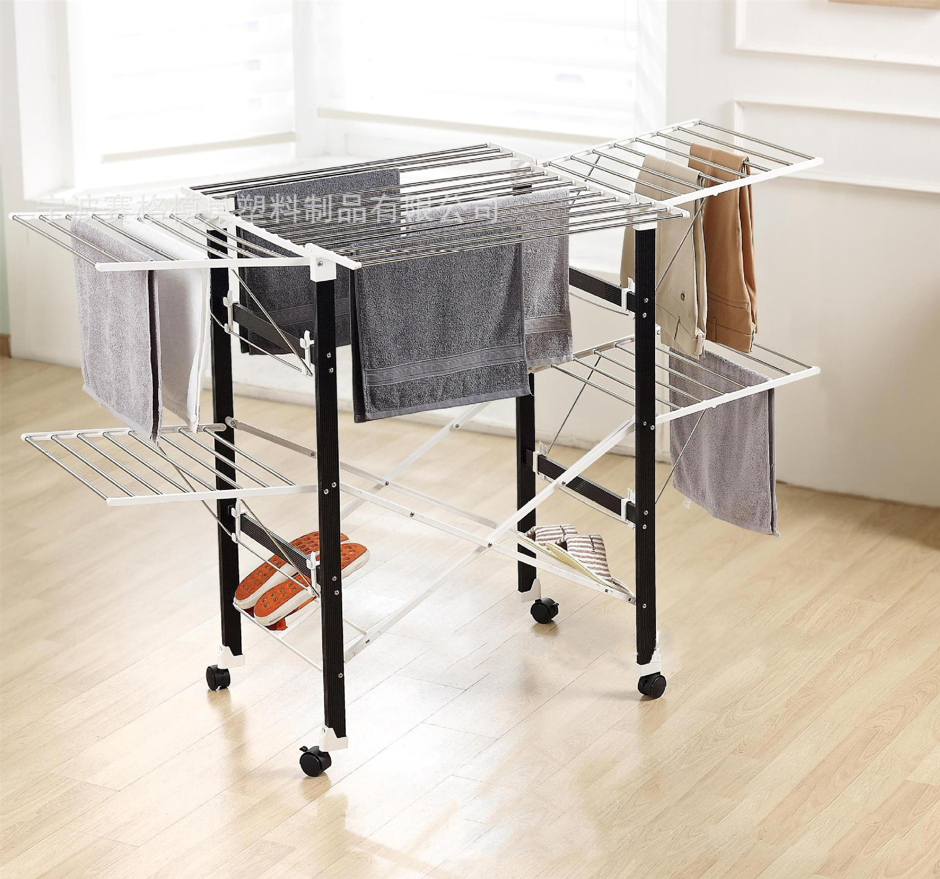 室内不锈钢晾衣架落地晒衣架
