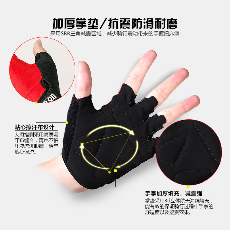 Gants de cyclisme mixte - Ref 2244206 Image 3