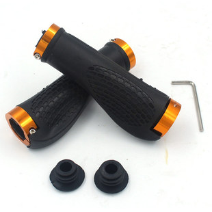 双边锁死把套山地车自行车海绵把横握把手套防滑把套单车装备配件