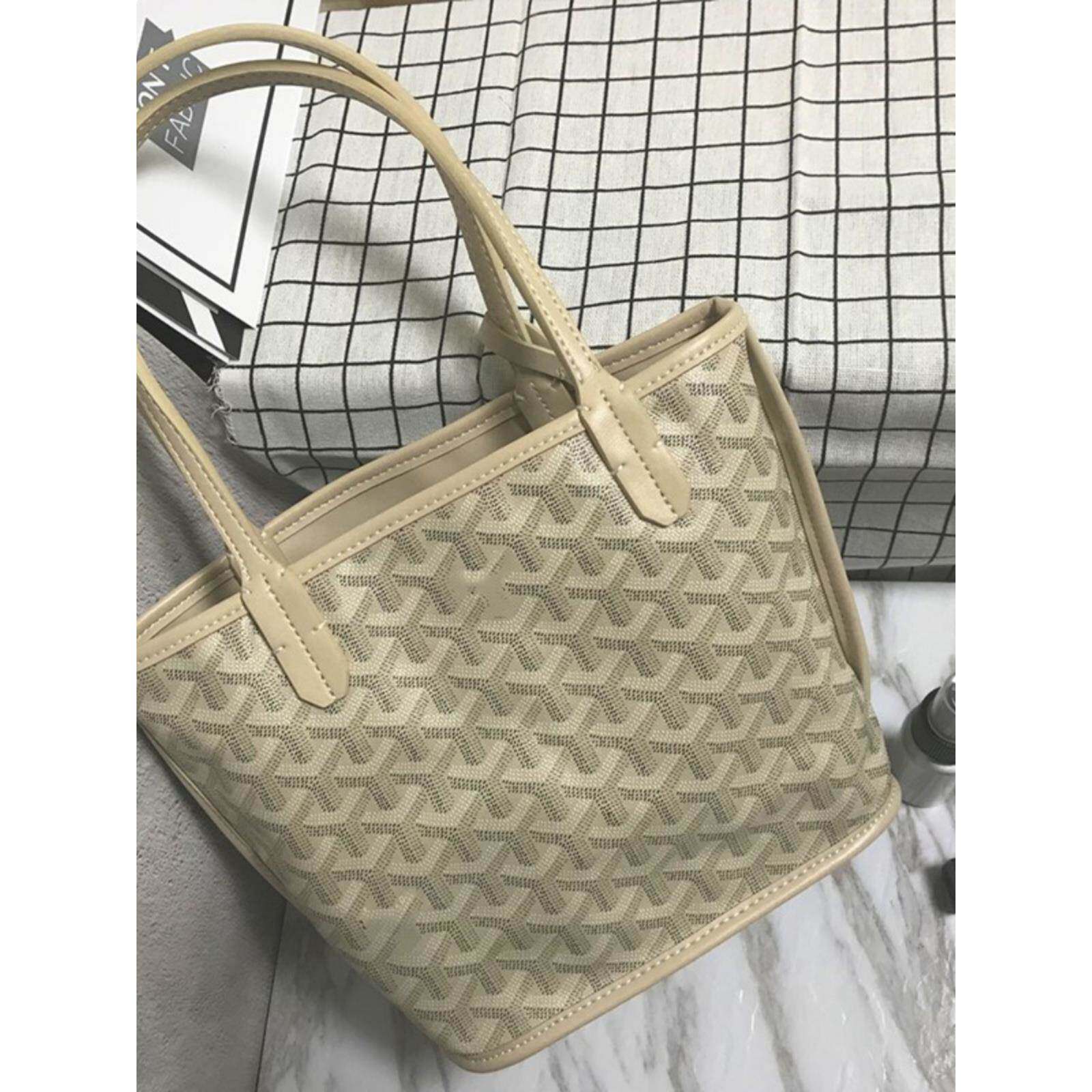 香港潮牌新款狗牙女包百搭托特小包迷你双面购物袋单肩手提腋下包