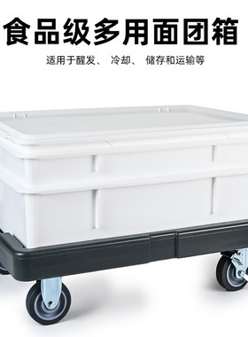 面团周转箱发酵箱披萨周转箱醒发箱面包收纳盆烘焙用塑料蛋糕盒子