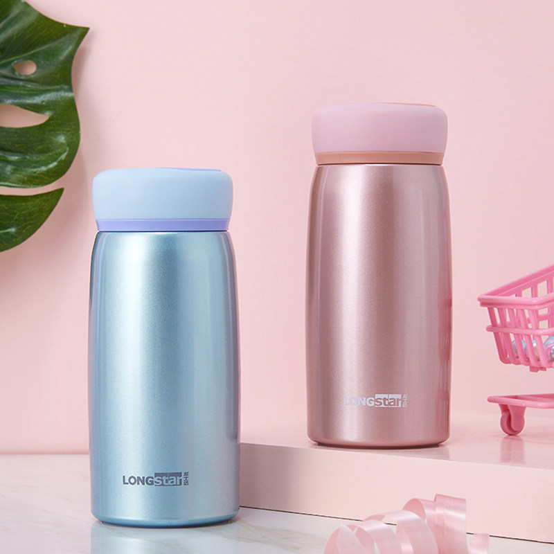 保温杯男女水杯子不锈钢情侣学生小巧简约日系少女心可爱便携