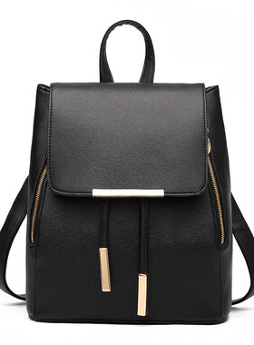 women's bags 2018 new fashion PU leather backpack 女背包ins