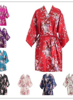 Robes Sleepwear Nightgown Dress Woman Bathrobe Floral robe