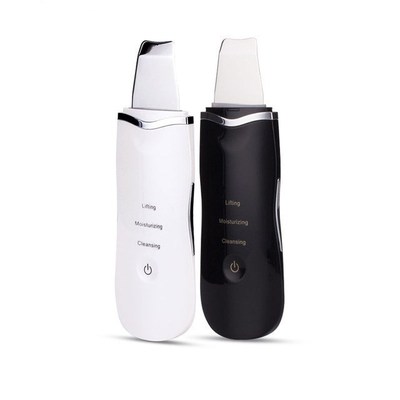 Rechargeable Ultrasonic Face Skin Scrubber Facial Cleaner Bl
