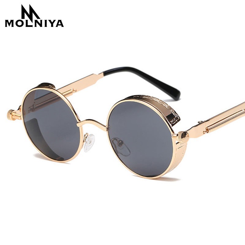 men sunglasses for retro polarized Round fashion sun-glasses图片