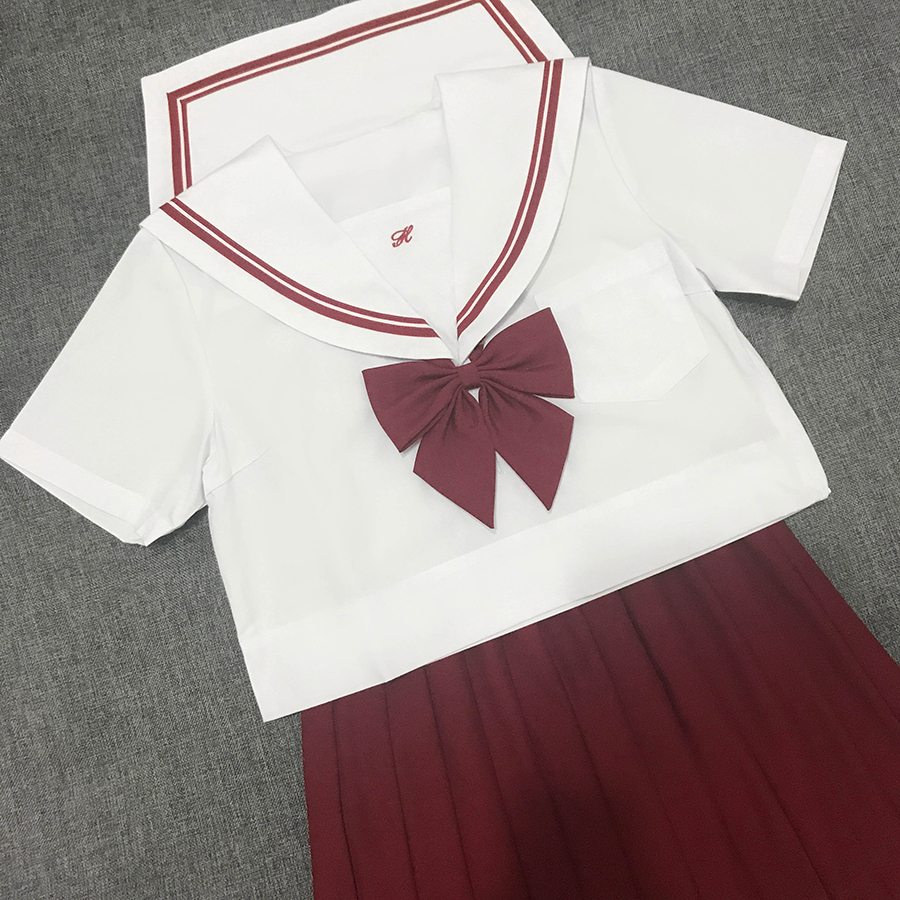 水手服學生校服清倉原創赤親子