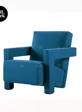 Artwork乌德勒支单人布艺沙发现代意式简约极懒人休闲明星同款椅