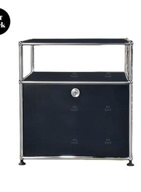 USM床头柜Haller卧室模块化收纳柜不锈钢304储物收纳柜模块化斗柜