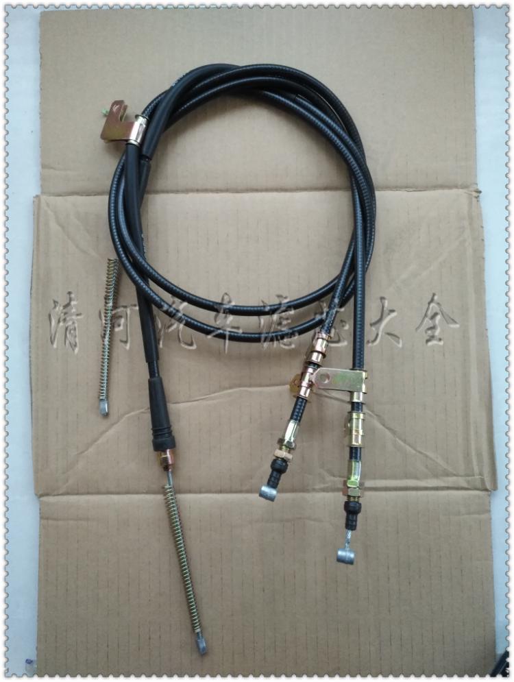 长安星卡SC1022后刹车拉线 手刹拉线后刹车拉索总成1655mm+1430mm