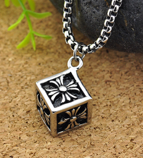 欧美复古男士饰品长款小巧吊坠