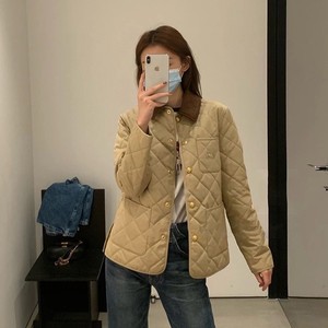 时尚棉服女高档大气秋冬新款菱格棉衣潮牌面包服外套女秋冬季羽绒