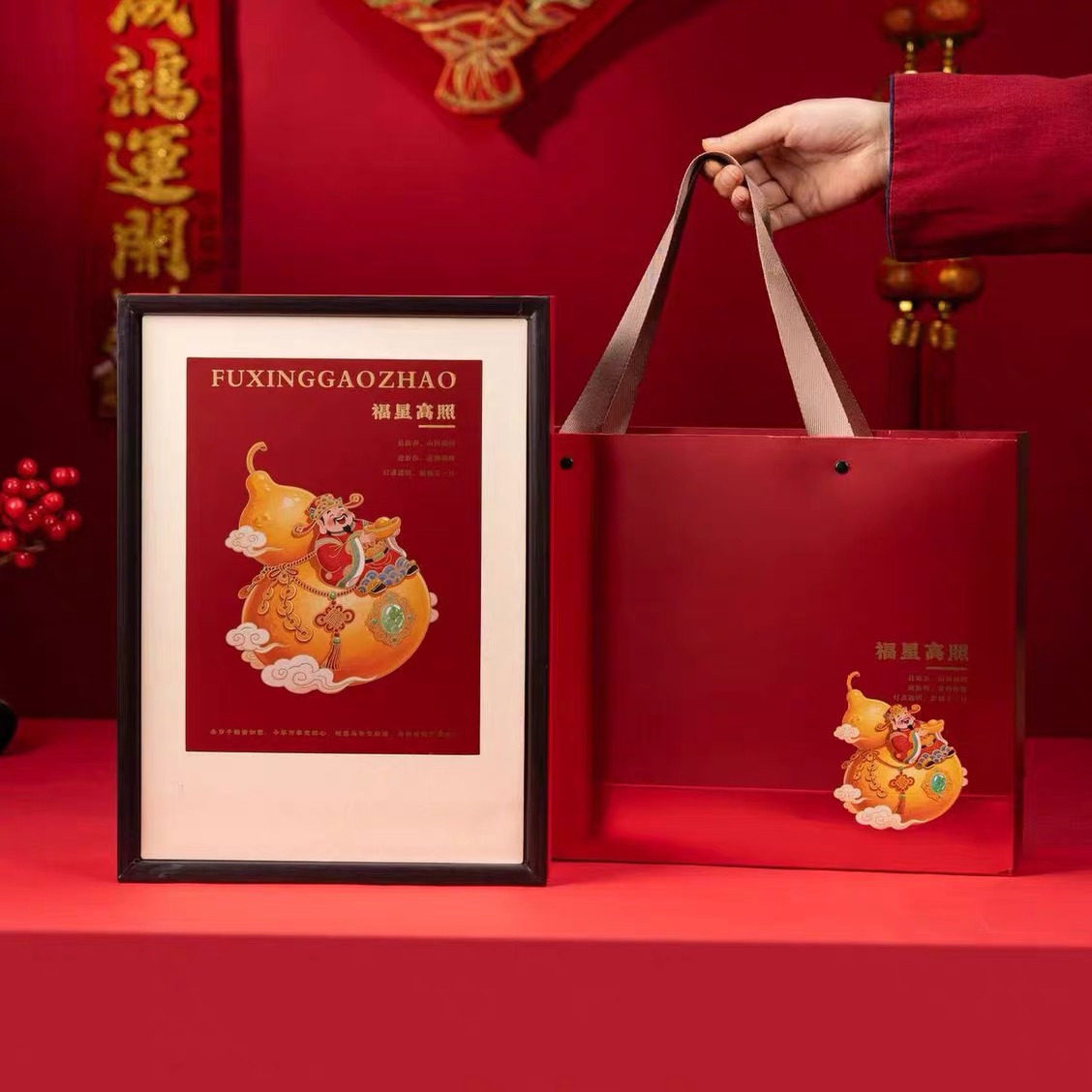 普洱茶双饼礼盒空盒高端复古双饼包装盒200克357克茶饼包装空礼盒