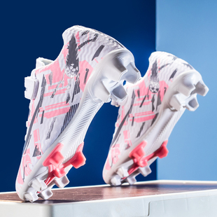 专业儿童足球鞋女童小学生训练专用免系带女孩女款tf碎钉ag长钉鞋