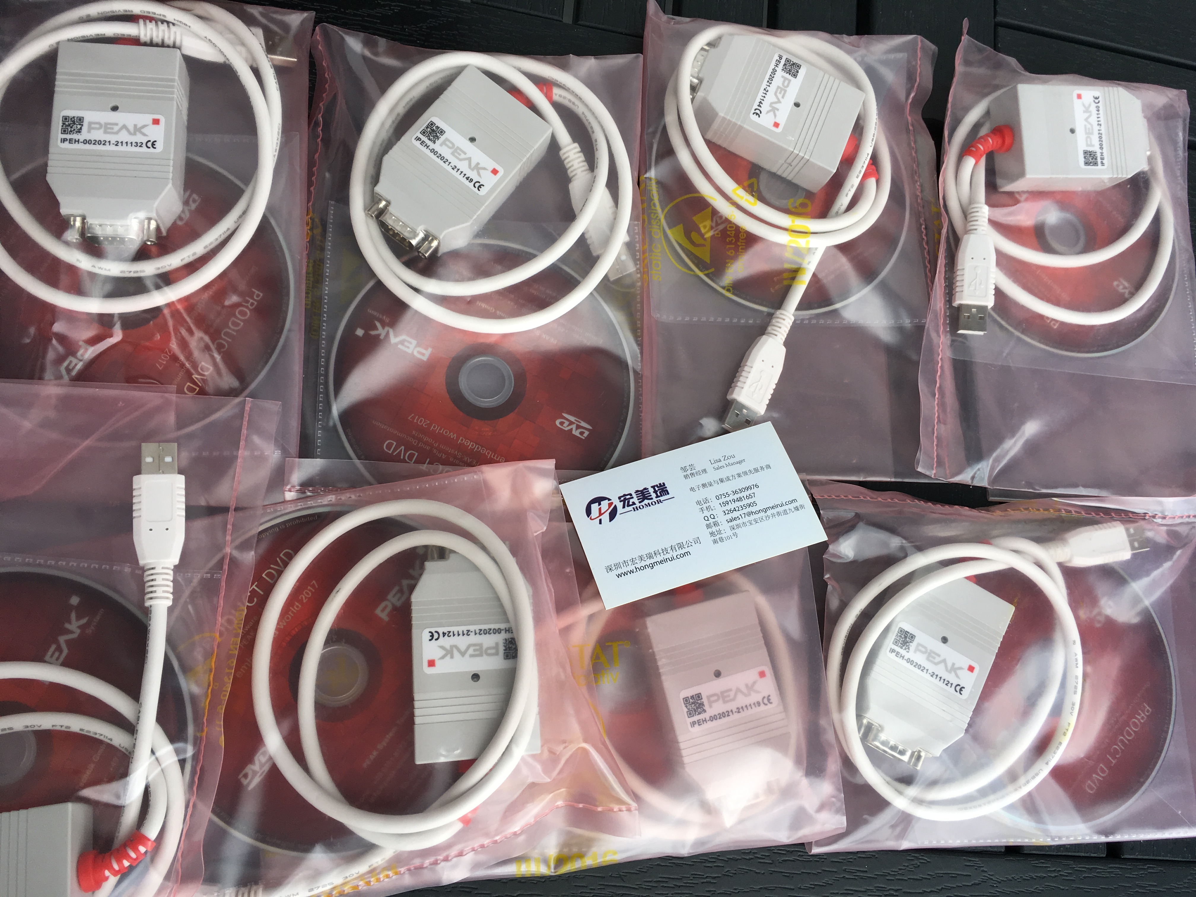 全新peak PCAN-USB,PEAK CAN,PCAN IPEH-002021  IPEH-002022