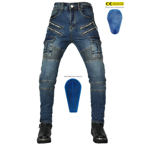 摩托车牛仔裤男机车防摔裤骑行裤