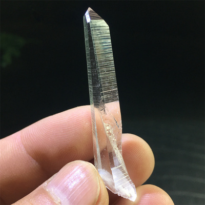 激光柱男女种子水晶标本吊坠摆件