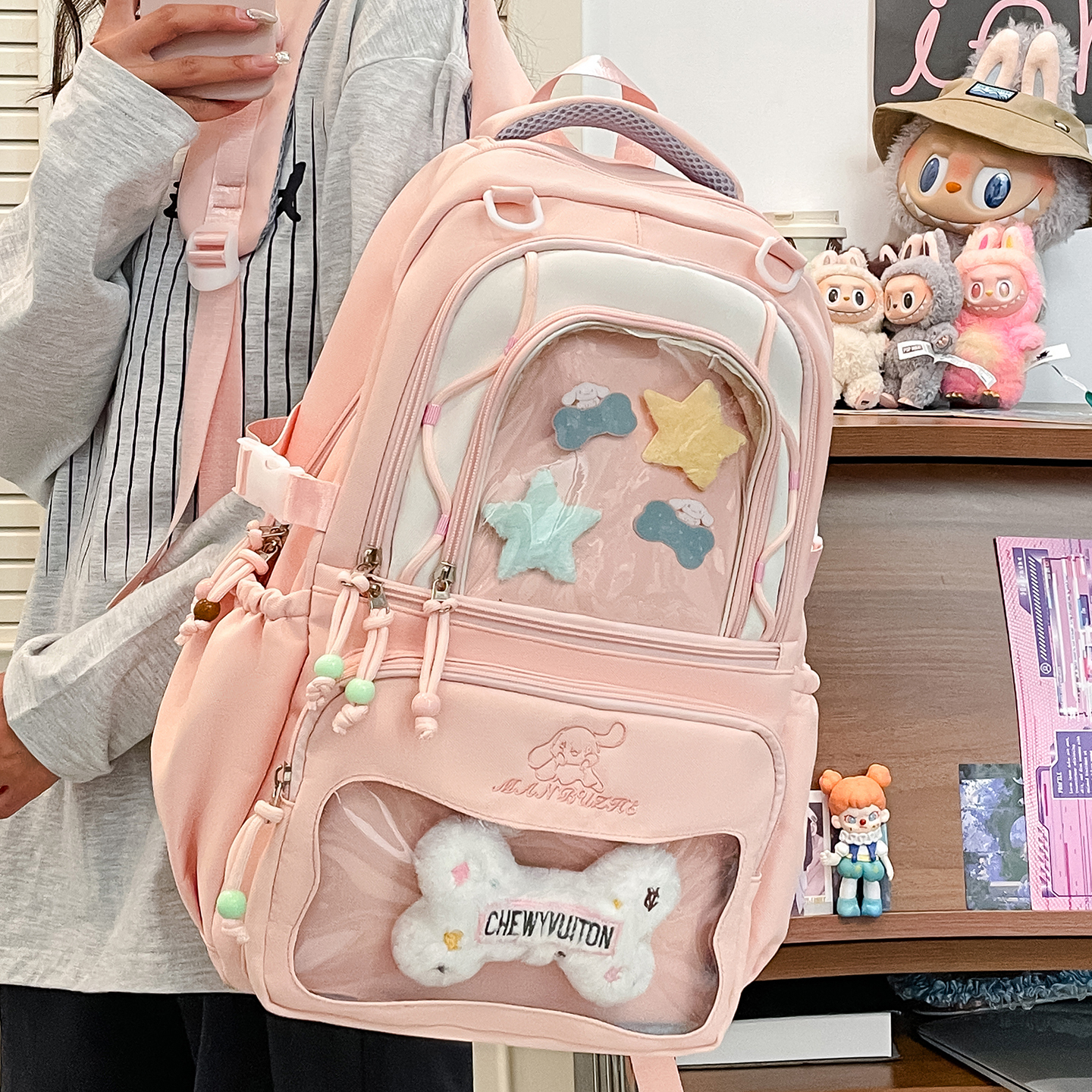 儿童书包女小学生初中生双肩包