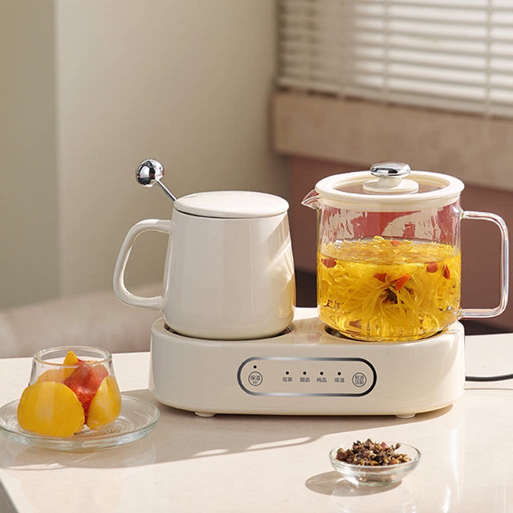 双炉养生壶多功能家用办公室煮茶器小型玻璃花茶迷你恒温水杯送礼