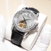 手表名牌防水品牌腕表时尚 正品 全自动机械表男士 奢侈满钻镂空十大