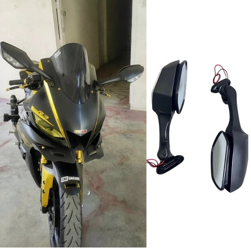 适用雅马哈/Yamaha R3/R25改装可折叠反光镜 倒车镜后视镜19-24年