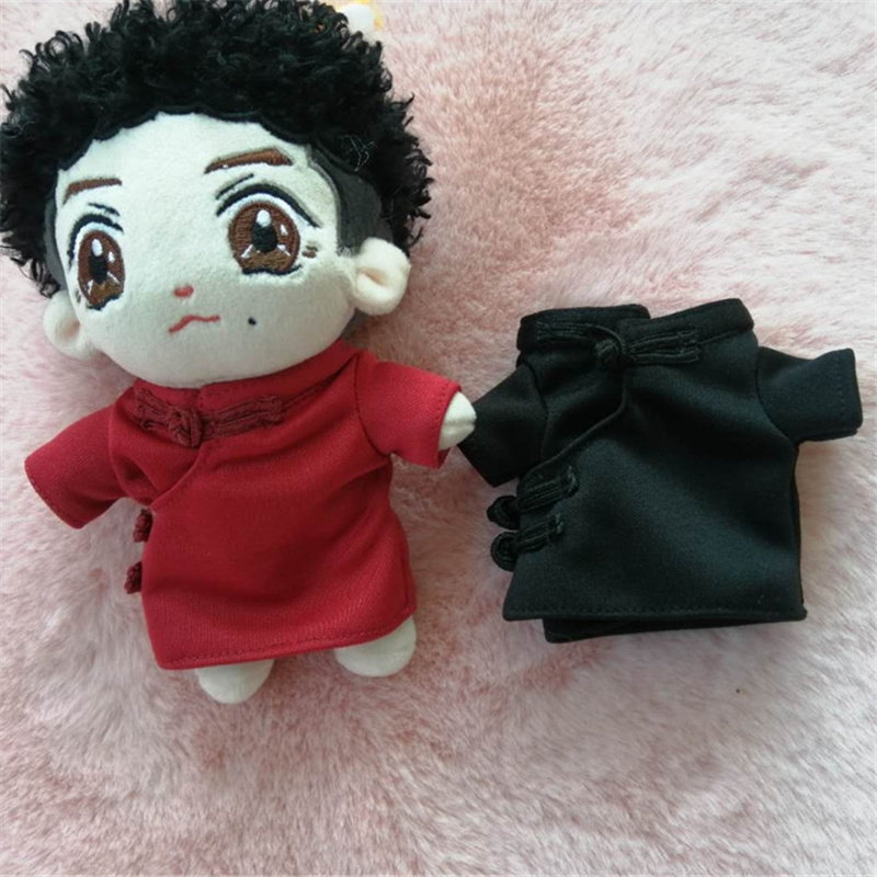 新款相声演员张云雷周九良娃娃玩偶衣服同款大褂毛绒公仔上衣同款