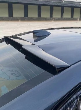 适用于16-23款迈锐宝XL改装尾翼顶翼百叶窗牛角镜壳