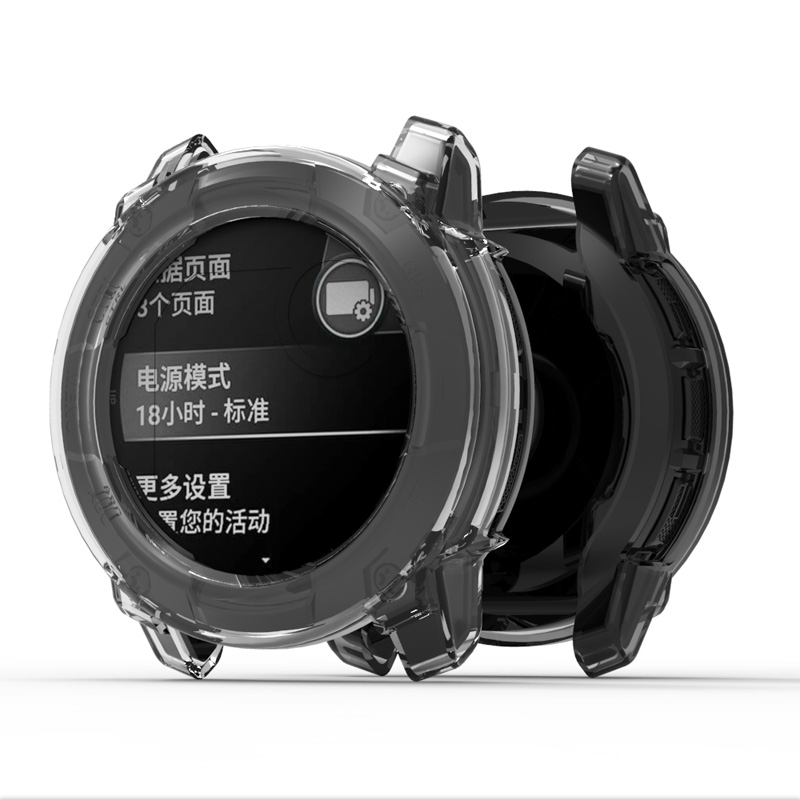 适用佳明手表本能Instinct3保护套Instinct E镂空糖果TPU边框软壳