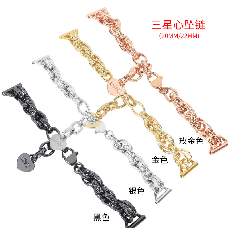 适用华为三星20/22通用心形手链