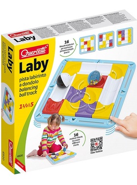 启迪Quercetti乐指指儿童拼搭益智早教平衡锻炼玩具1.5-5岁Q6500