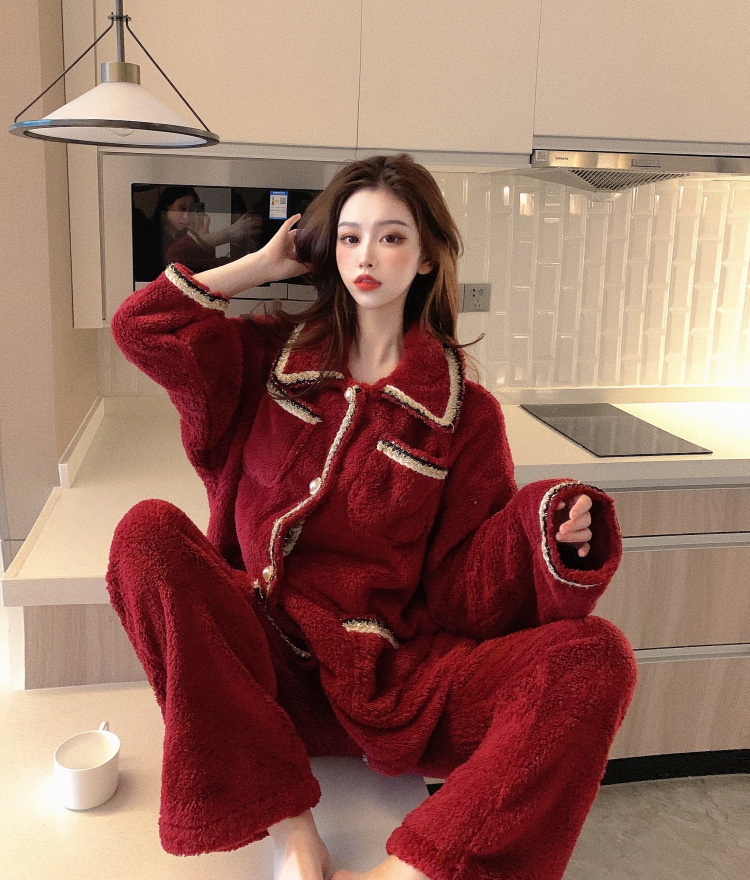 Extra price real weight coralline pajamas