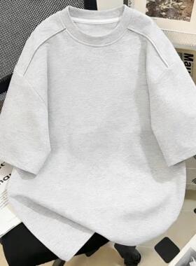 【精品】新款上市◆2026夏季青少年复古宽松短袖圆领T恤