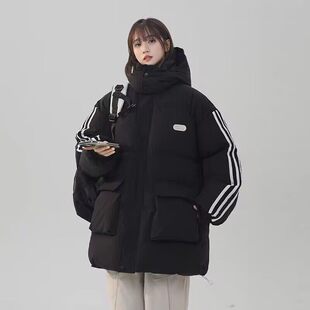 上市 2026冬季 百搭工装 精品 连帽棉衣 潮流时尚 新款 美式 女同款