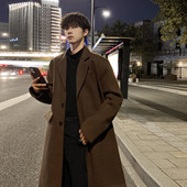 上市 新款 2026春季 青少年韩版 百搭锁棉过膝毛呢大衣 时尚 精品