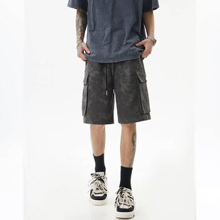 精品 潮流宽松口袋工装 新款 2026春夏青少年美式 休闲短裤 上市