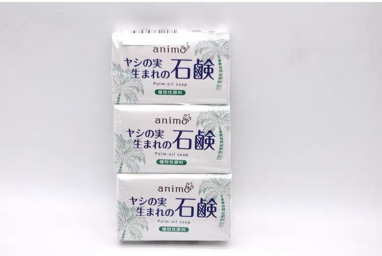 日本椰油香皂天然保湿洁面皂沐浴洗脸洗手皂石碱肥皂80g*3块