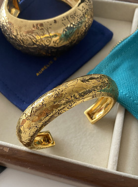 法国小众品牌 Aurelie Bidermann ROSALBA 窄手镯女2023新款首饰