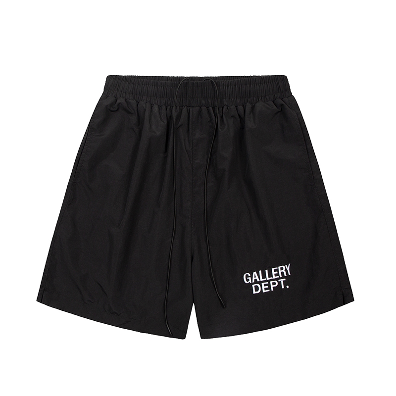 thumbnail for GALLERY DEPT retro vintage casual shorts high street drawstring casual pants embroidered logo beach pants