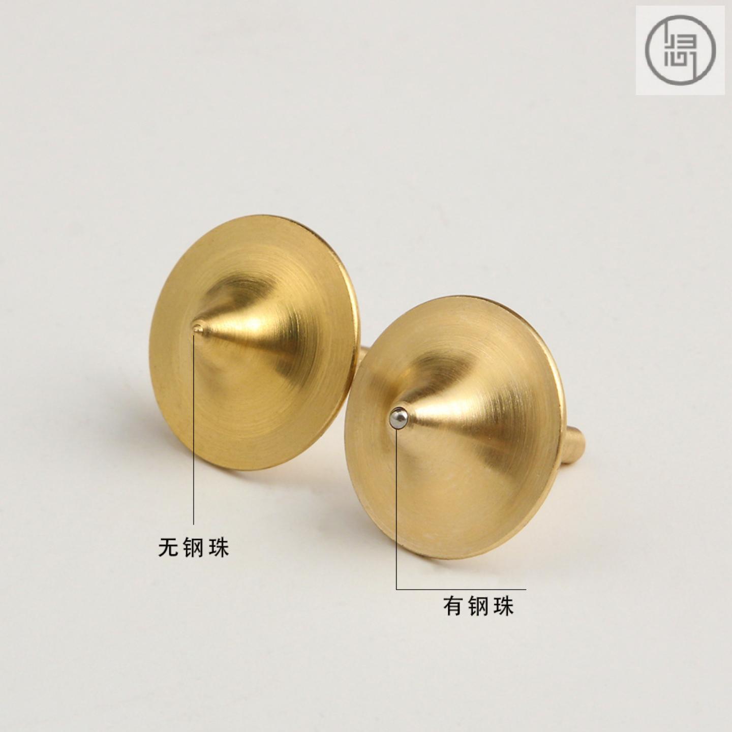 归心铜盗梦空间同款黄铜指尖陀螺