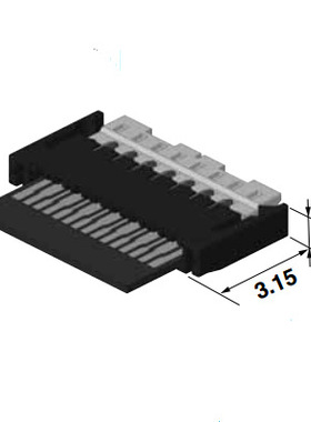 松下FPC翻盖连接器 AYF332535 0.3mm间距 拍前先询价