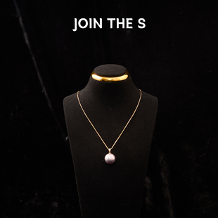 14mm图配银链 怪色G18k金瓜子扣淡水珍珠13 思婕专享ZWY