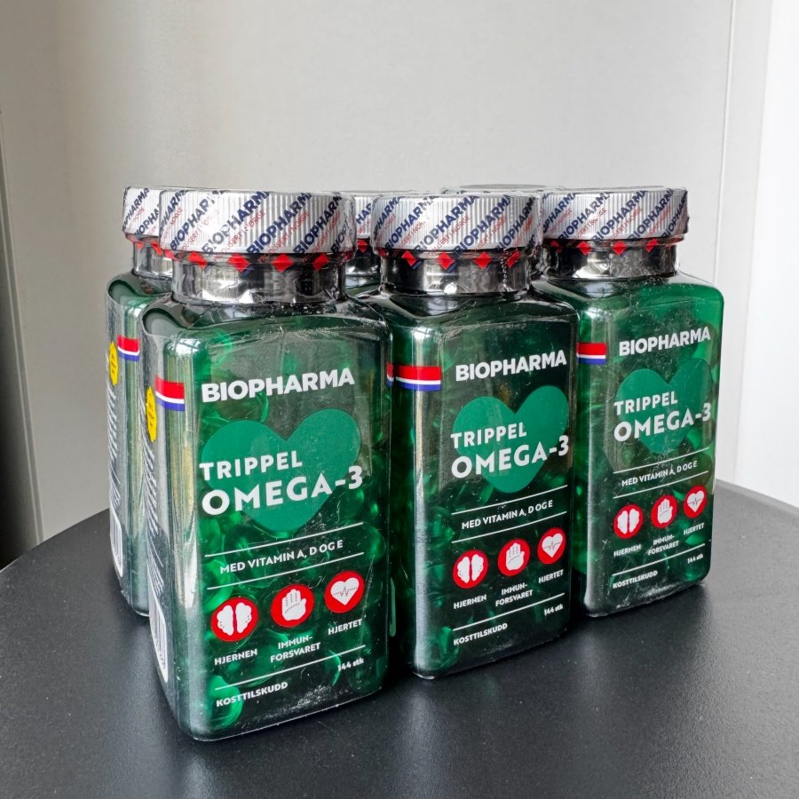 【6瓶2027/04月】挪威Biopharma三重深海鱼油心血管日常保健144粒,保健食品/膳食营养补充食品,鱼油/深海鱼油,淘宝优惠券,粉丝福利购,淘宝优惠卷