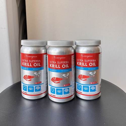 3瓶磷脂纯磷虾油虾青素挪威正宗