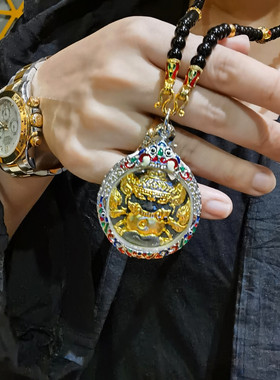 唐唐泰国 AJ Subin 黑金色 Rahu拉胡吊坠