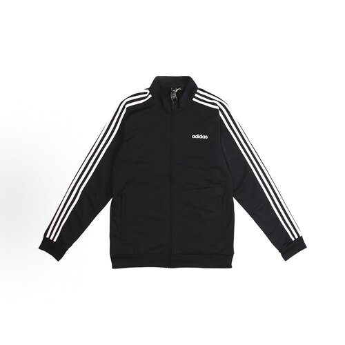 adidas ESSENTIALS秋季男款针织立领合身防风运动夹克外套DQ3070