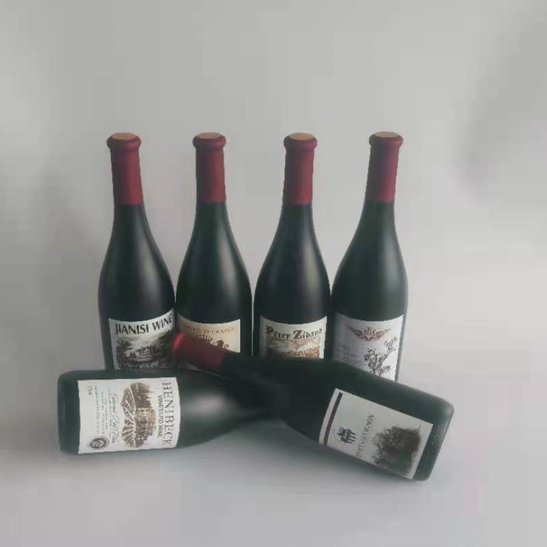 洋酒瓶装饰酒柜摆件酒瓶仿真洋红酒道具酒空瓶样板房家居摆设成i.