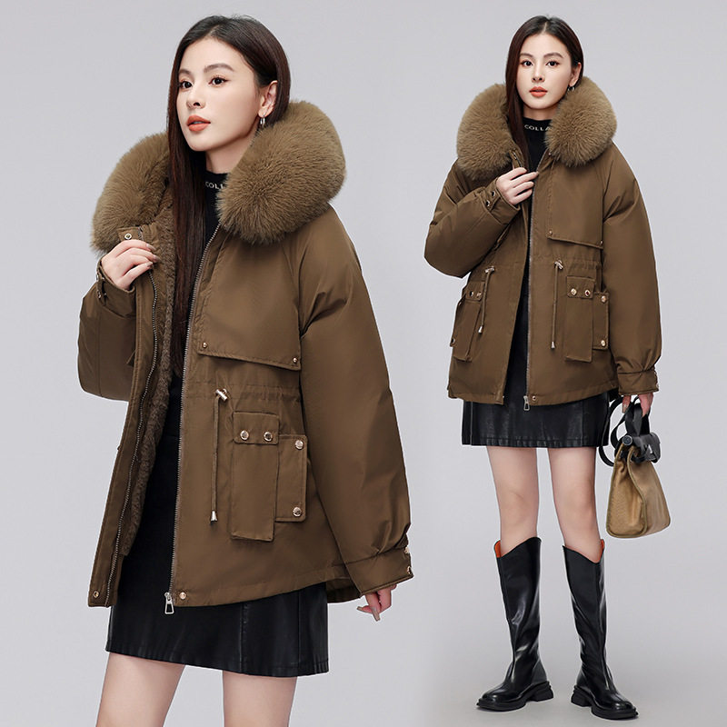 短款派克服女2026冬季新款韩版羽
